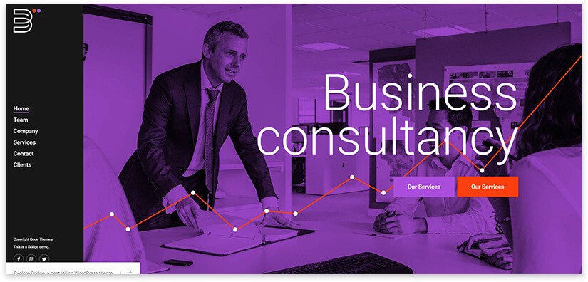 1 Business consultancy plantilla wordpress