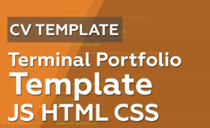 Console Portfolio – Portfolio template
